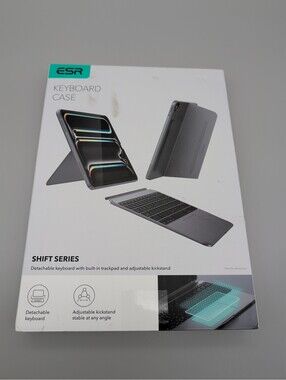 ESR Shift Keyboard Case Detachable for iPad Air 13-inch (M2/M3) Dark Gray